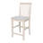 Maner Solid Wood Counter Stool