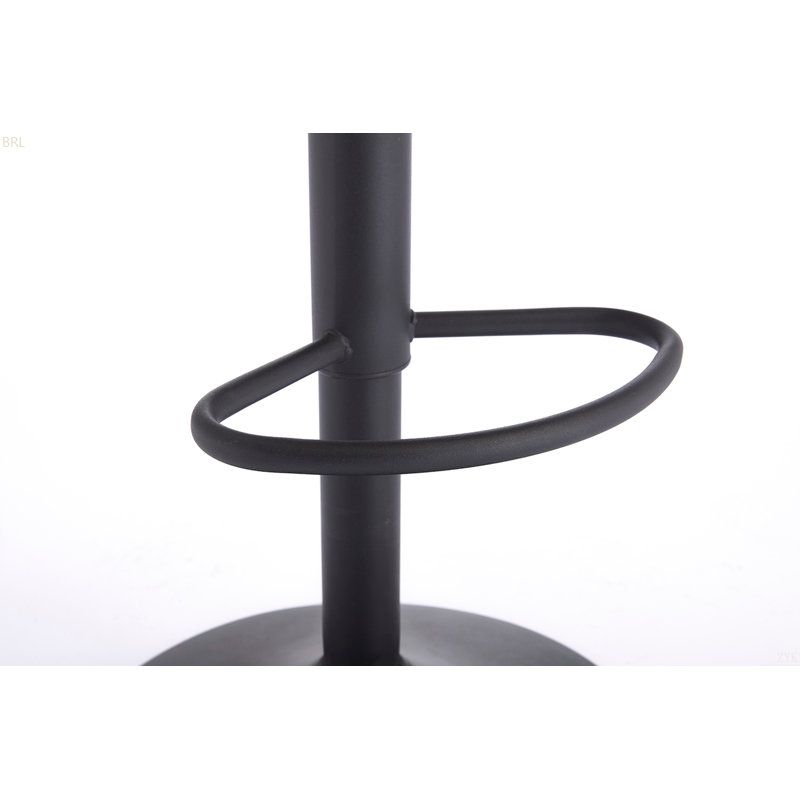 Ensemble de 2 tabourets de bar réglables avec dossier et repose-pieds, chaises de bar à hauteur de comptoir pour la cuisine