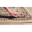 Tapis brun clair et crème à motif floral Dimmitt-23799689
