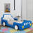 Twin Size Race Car-Shaped Bed With Wheels-143087110
