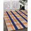 Tapis à carreaux orange / bleu-1517775025