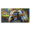  «Gelada Baboon» par Pedro Gavidia, art mural en verre acrylique, 24 po x 12 po-844792737