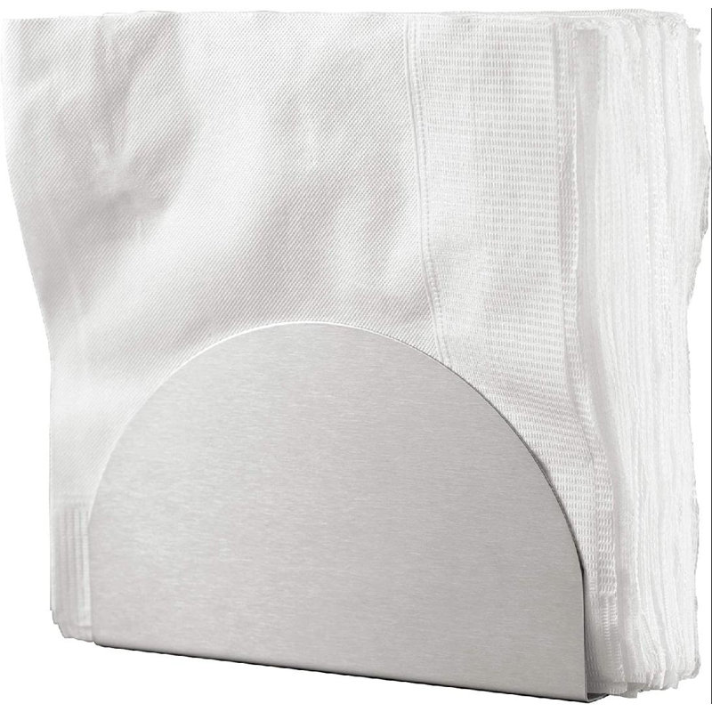 Porte-serviettes en acier inoxydable Monstera