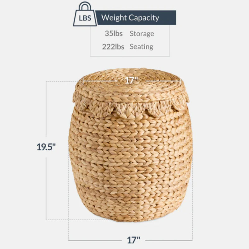 Storage Tote Basket, Natural