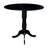 Hesston Counter Height Drop Leaf Solid Wood Pedestal Dining Table-2021864116