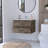 2-Drawer Wall Mounted Bathroom Vanity