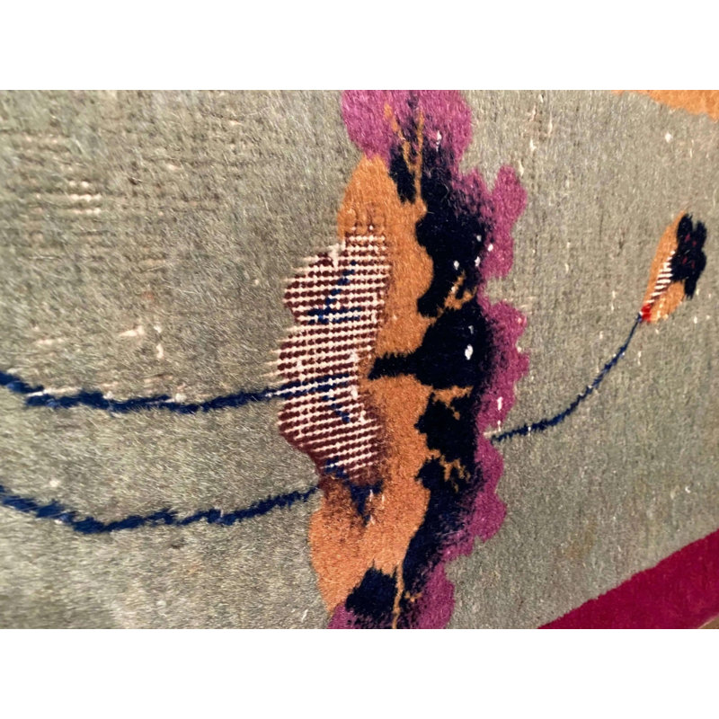 Floral Area Rug in Flush Mahogany