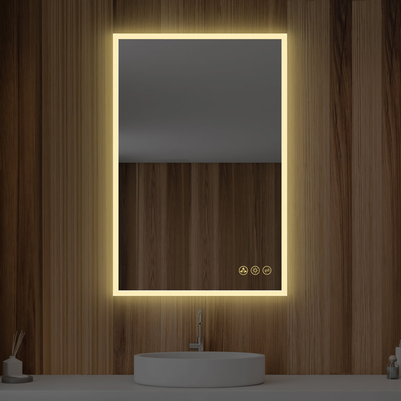 Miroir de salle de bain mural Ibanez, 36 po x 24 po