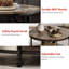 Solid Wood Coffee Table with Storage