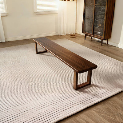 Banc en bois massif Kaile