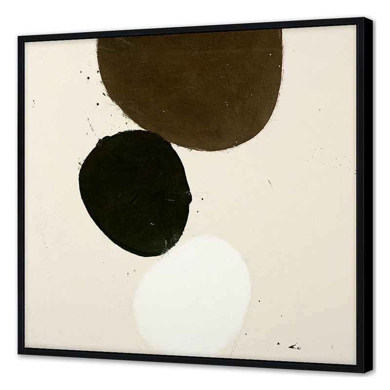 «Summer 2022 Simple 1» par JB Hall, Cadre flottant noir