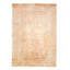 Tapis oriental beige / orange tissé à la main