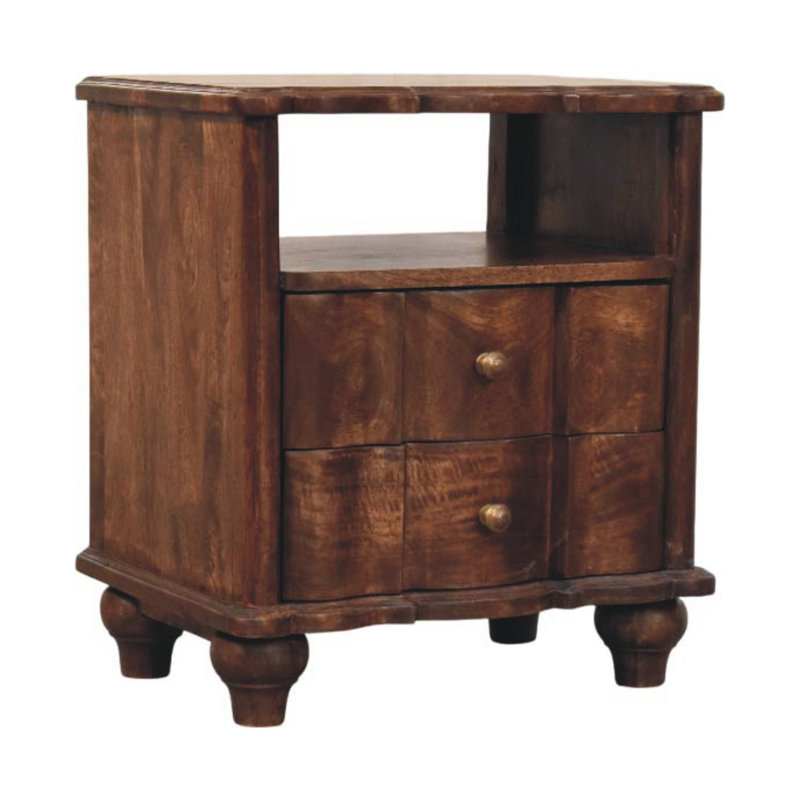 Fratar 55cm W Solid Wood Bedside Table