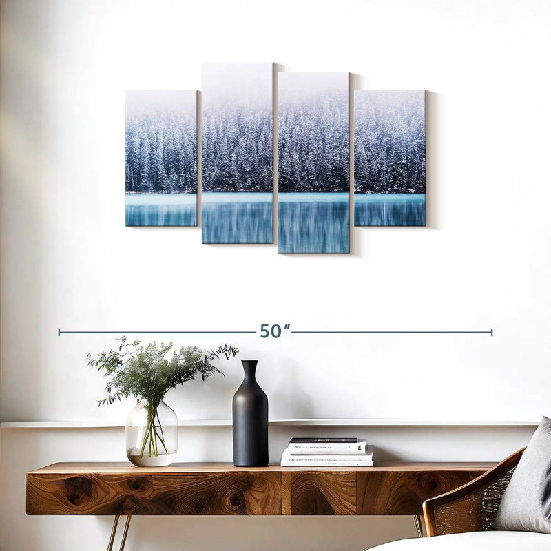 Alvord Lake Louise en hiver, H 22 po x l 36 po
