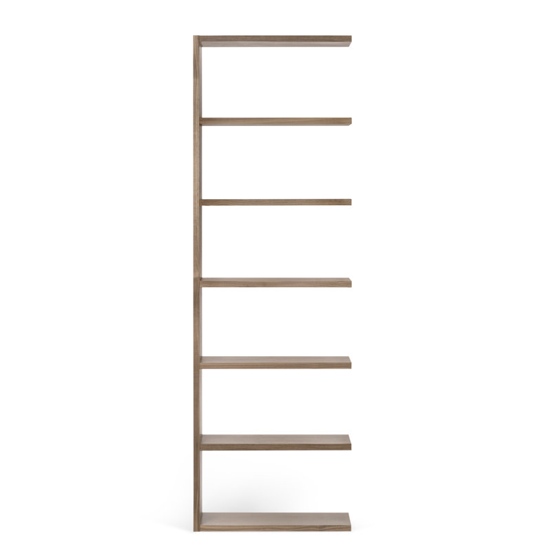 Armano 88" H x 28" W Bookcase Extender, Walnut