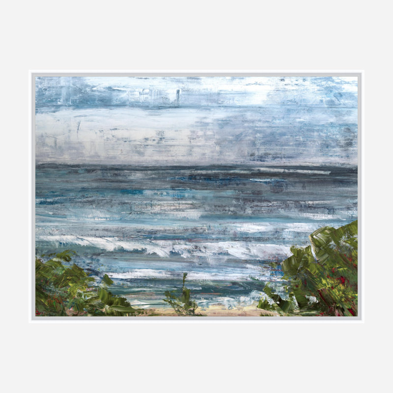 Access Granted - Artist Enhanced Canvas Print, 25.5" H x 31.5" W x 1.75" D, White Framed Canvas