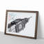 Big Ben in London in Abstract - Picture Frame Painting Print-55685524-55685528
