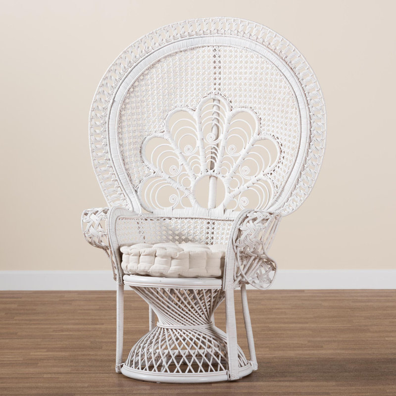 Kerlin Upholstered Rattan Armchair