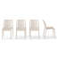 Chaise de salle à manger d'extérieur empilable-268706144