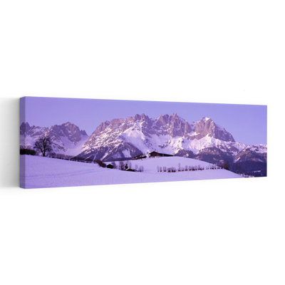Winter, Ellmau Wilder Kaiser Tyrol, Austrian Alps Abstract Contemporary Landscape Mountain Wall Art