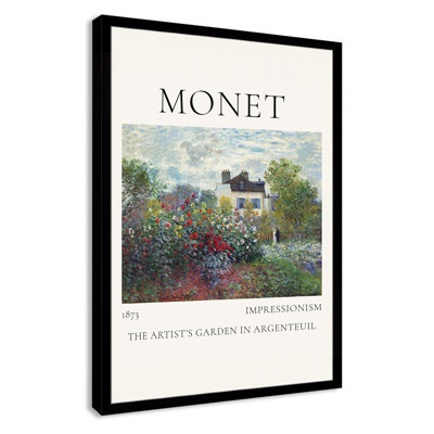 Old Masters Collection "Artists Garden in Argenteuil" Print