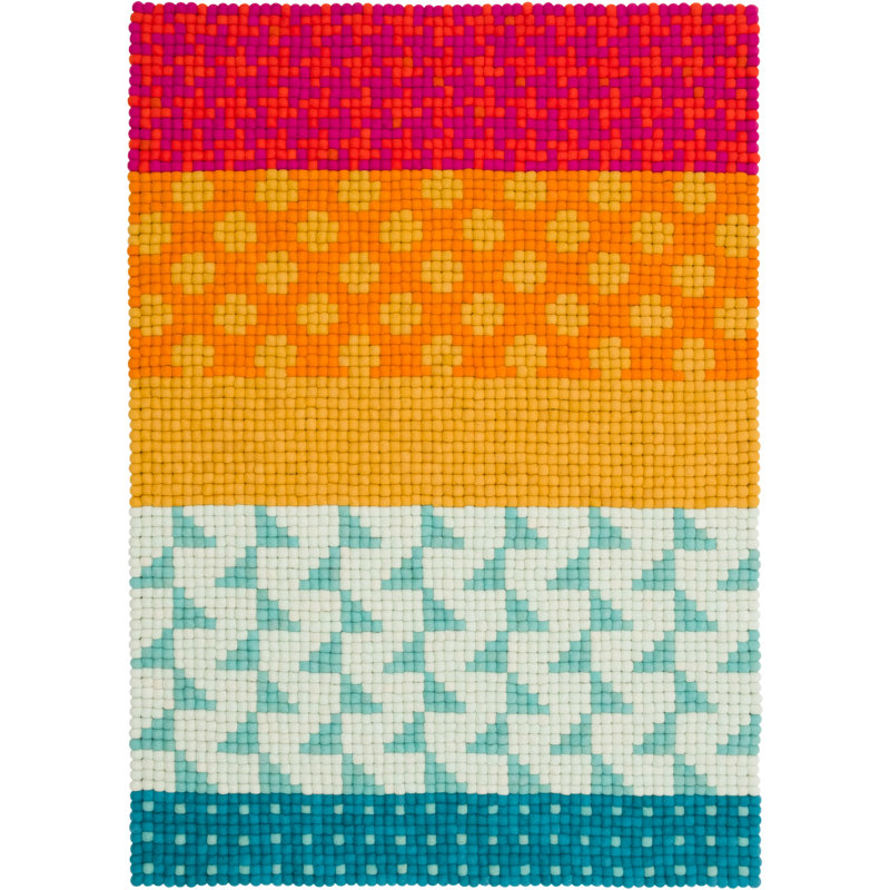 Kerala Geometric Wool Hand Woven 120cm X 170cm Area Rug