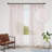 Pinch Pleat Semi-Sheer Single Curtain Panel with Rings and Clips Included-802094673-802094671