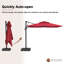 Parasol en porte-à-faux Kimberlee-153972126