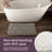 Plymouth Home 2 Piece Bathroom Rug Set - 32x21 Inch and 24x17 Inch Memory Foam Bath Mats with Chenille Shag Top for Stylish Bathroom Decor - Machine Washable Bath Rugs -19700563