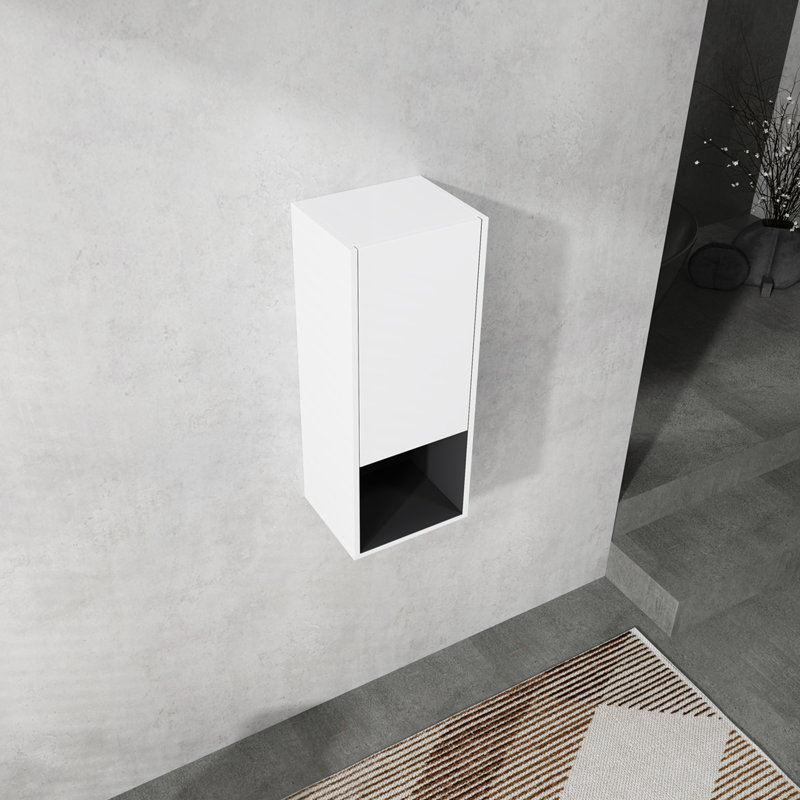 Bathroom Side Cabinet,Soft Close Doors,Float Mounting Design,(KD-Packing)