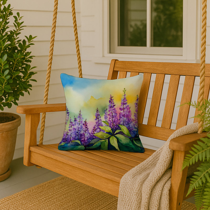 Coussin décoratif Idaho Syringa, Carré 18 po