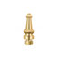 Deltana DSST15 Steeple Tip in Brushed Nickel