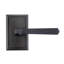 Bravura 904S-1 Passage Memphis Lever on Traditional Rectangular Rose in Oil Rubbed Bronze-186642839