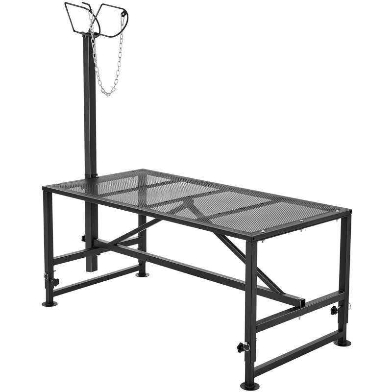 Adjustable Grooming Tub, 33"H x 30"W x 51"D, Black