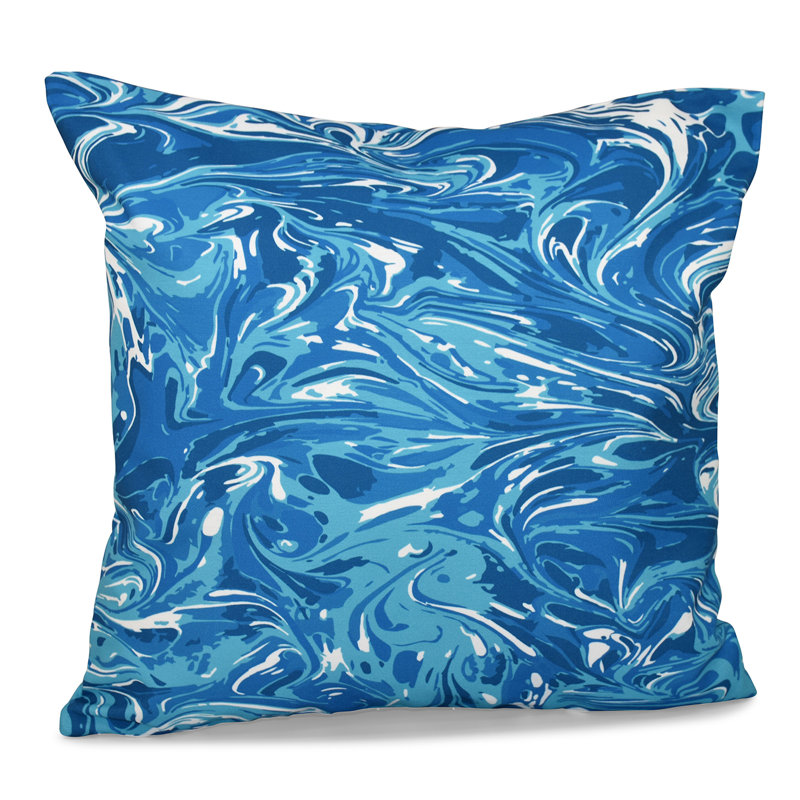 Housse et insert de coussin carré Mélange, H 26 po x l 26 po, Turquoise