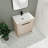 30'' Single Bathroom Vanity with Ceramic Top-2079379842