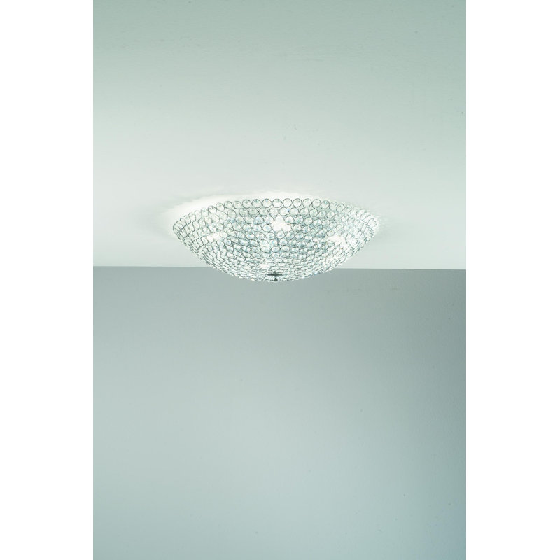 Ezekiel Crystal Flush Mount