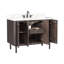 Blakely 48" Free Standing Single Bathroom Vanity with Quartz Top-417157932-417157933