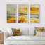 «Sunshine Yellow Flower III», ensemble d'art mural sur toile encadré 3-72044331-72043306