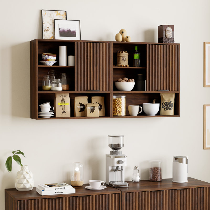 Zydi Bathroom Storage （Set of 2）, Brown
