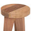 Table d'appoint sculpturale avec base trépied évasée bali & pari Sayen