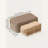 Caramel Brown Leather Jewellery Box - Exquisite Lychee Pattern, One Decoration, One Bag, Card Style Storage