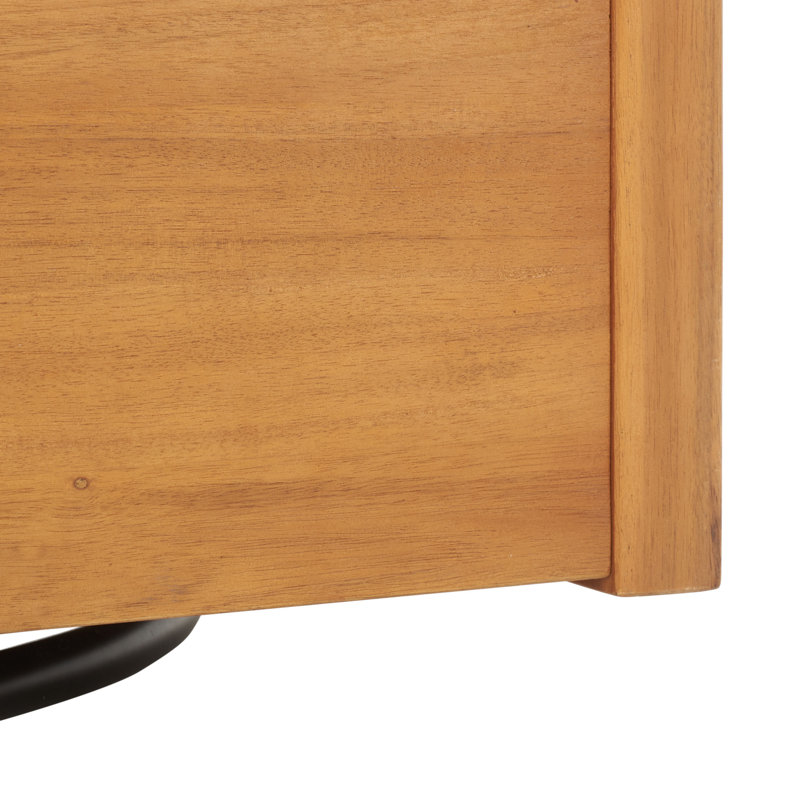 Burt Swivel Chair, Beige, Teak