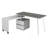 Rotating Multi-Positional Modern Desk