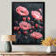 Rose, gris, vent, coquelicots, jardin I - coquelicots, décoration murale-1727544070-1727544069