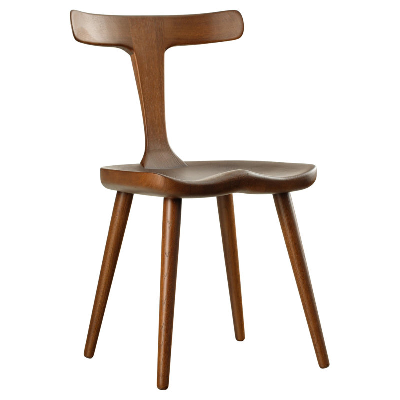 Anvil Dining Chair, Matte Brown
