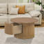 Table basse ronde avec tiroir-385672418