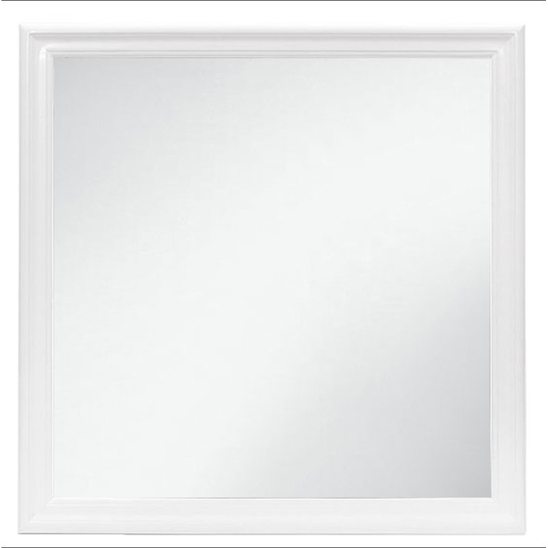 Miroir Charlston, Blanc