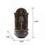 Outdoor Wall Base Fountain