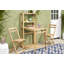 Ensemble bistro rectangulaire de 25,6 po de longueur en acacia pour 2 personnes Osvaldo-1193352727
